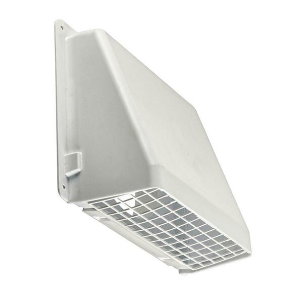 Lambro Industries 6 in. White Plastic Wall Vent, 18PK 3510W